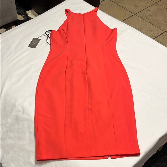 Vince Camuto pink One Shoulder Sheath Dress Size 6 - Picture 5 of 10